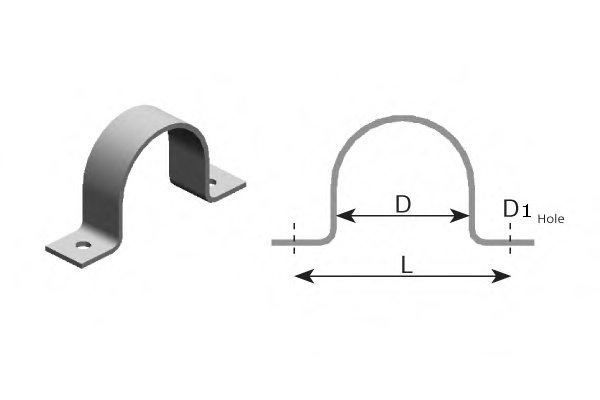 DINEX 90171 Holder, exhaust pipe